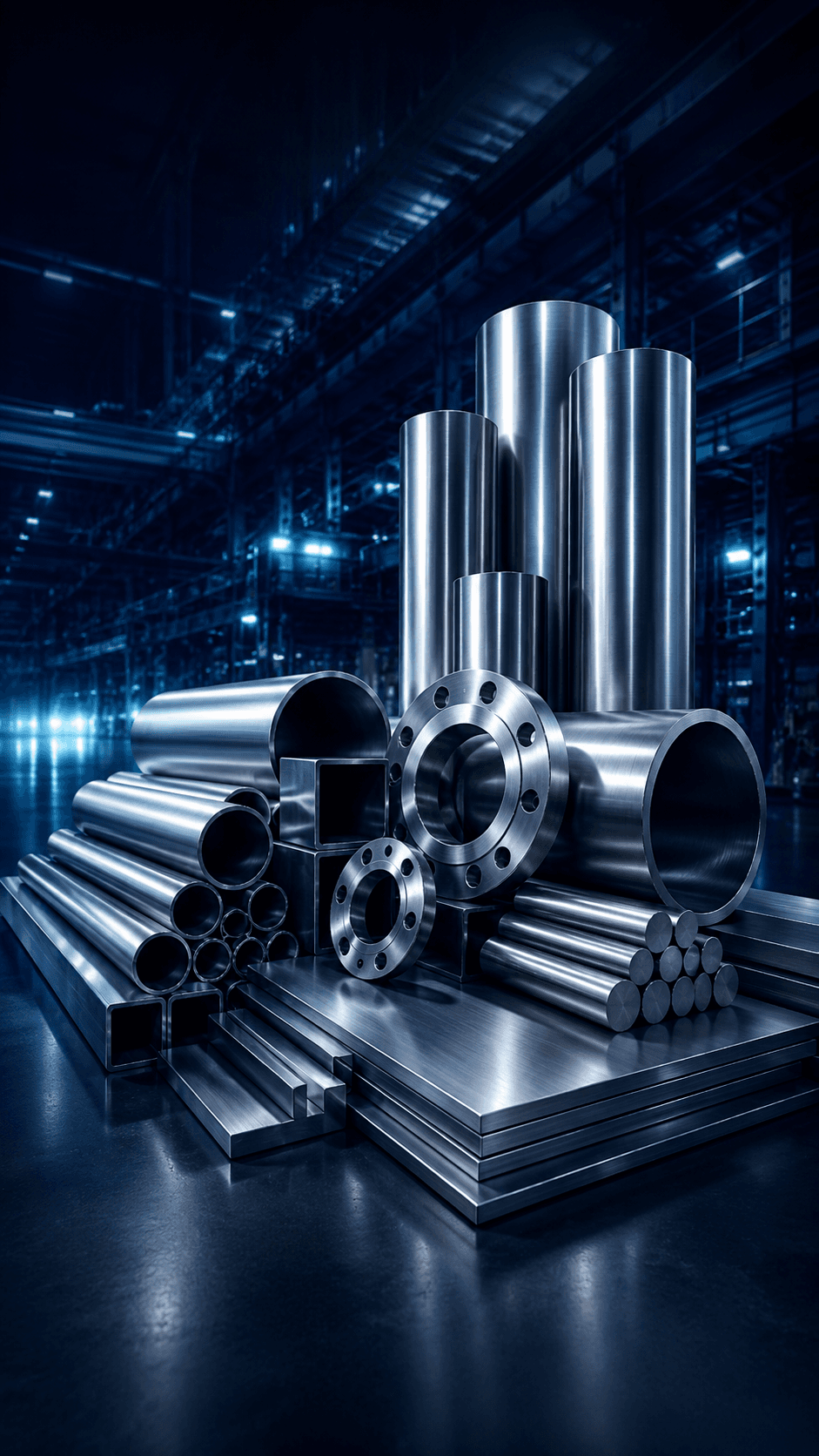 NESCO pipes, tubes, flanges, bars and industrial metal products