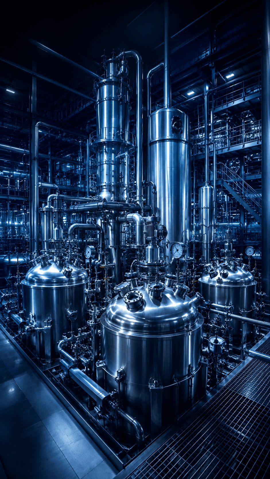Chemical industrial application supplied by NESCO Pipe & Tubes