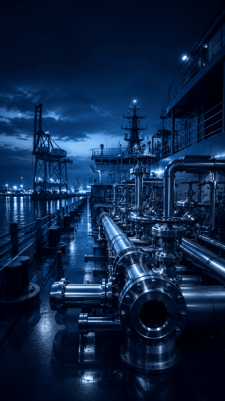 Marine industrial application supplied by NESCO Pipe & Tubes
