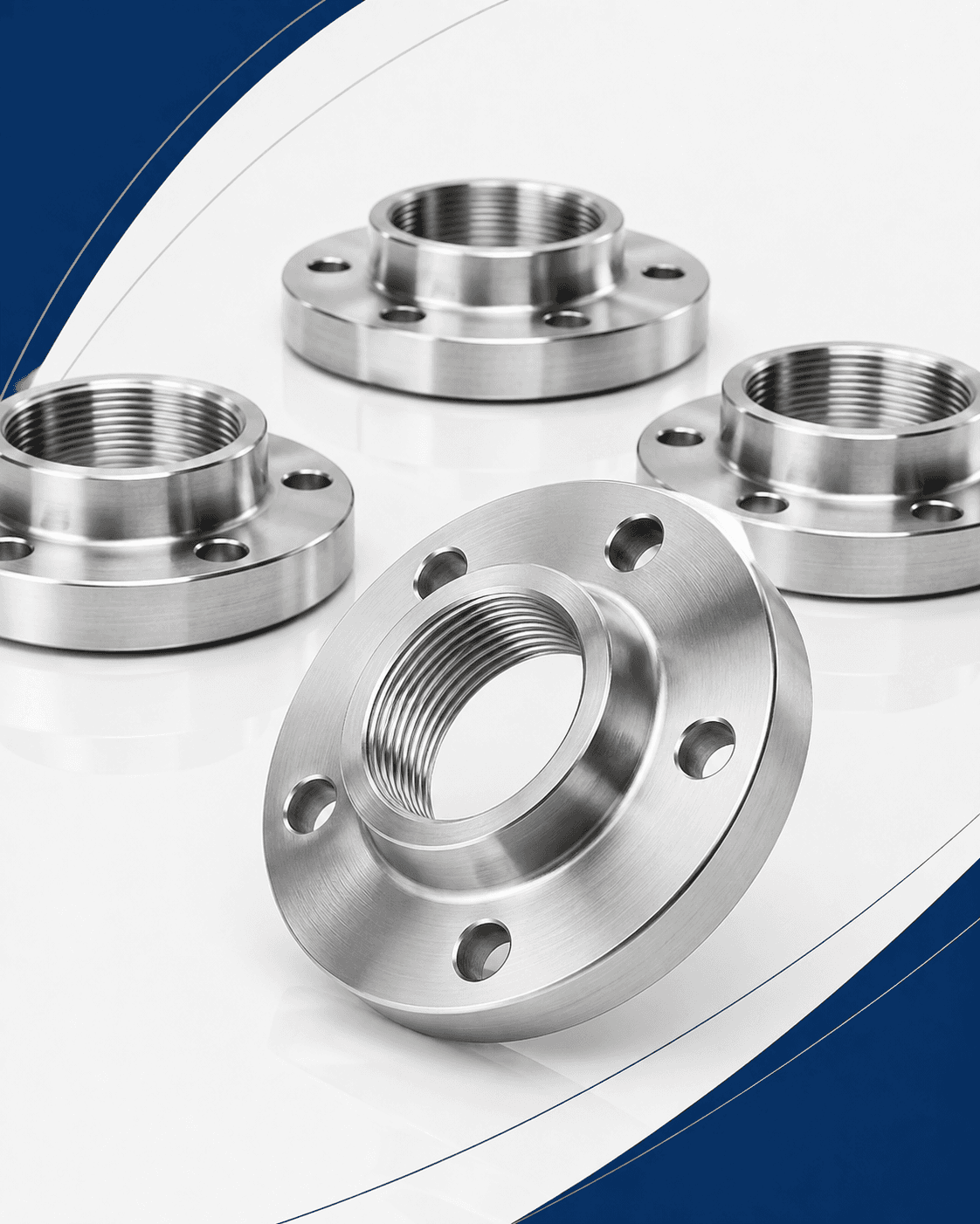 Threaded Flanges supplied by NESCO Pipe & Tubes