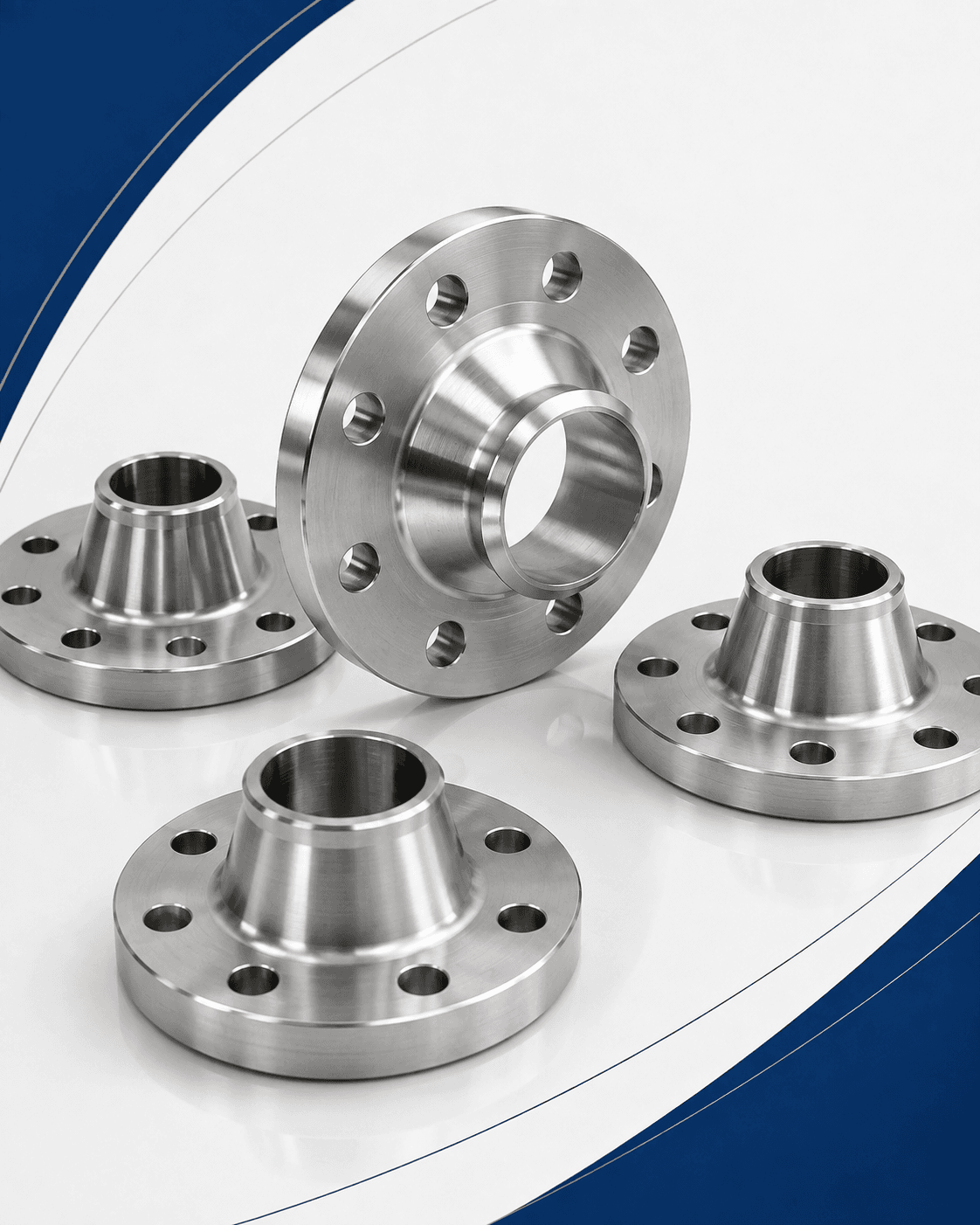 Weld Neck Flanges supplied by NESCO Pipe & Tubes